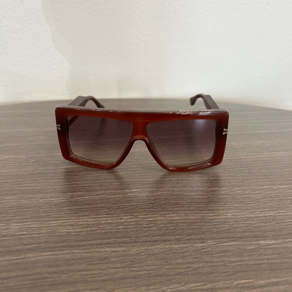 Marc Jacobs Gradient Brown Square Women’s Sunglasses - Picture 2 of 9